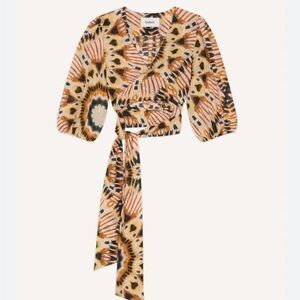 ba&sh Women's CALLY Multicolor Wrap Top